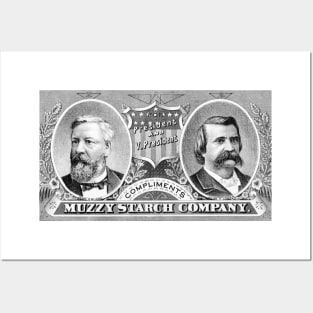 1884 Blaine and Logan Presidential Campaign Posters and Art